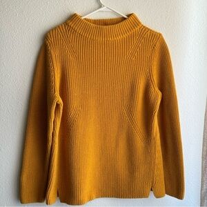 Talbots 100% Cotton Mustard Sweater XLP